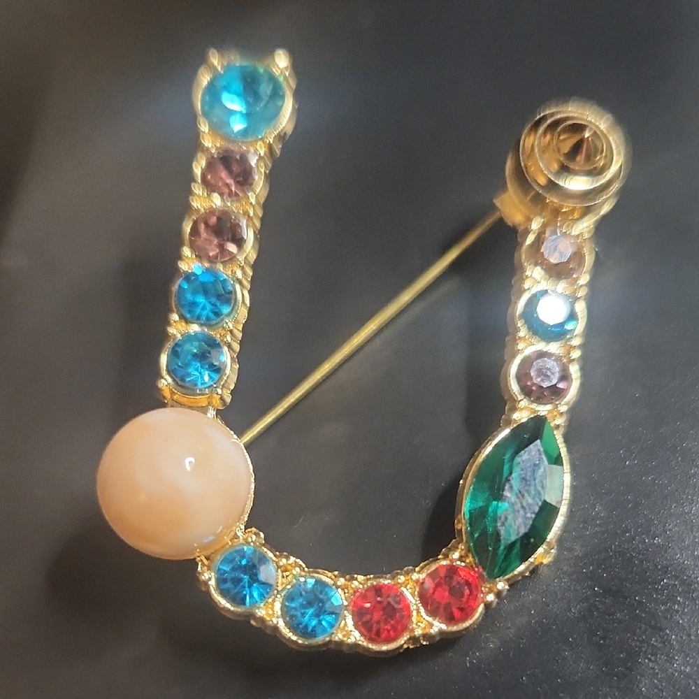 Initial Brooch